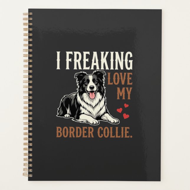 Agenda Border Collie Divertido Amor Perro (Anverso)