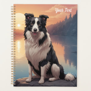 Agenda Border Collie junto al lago