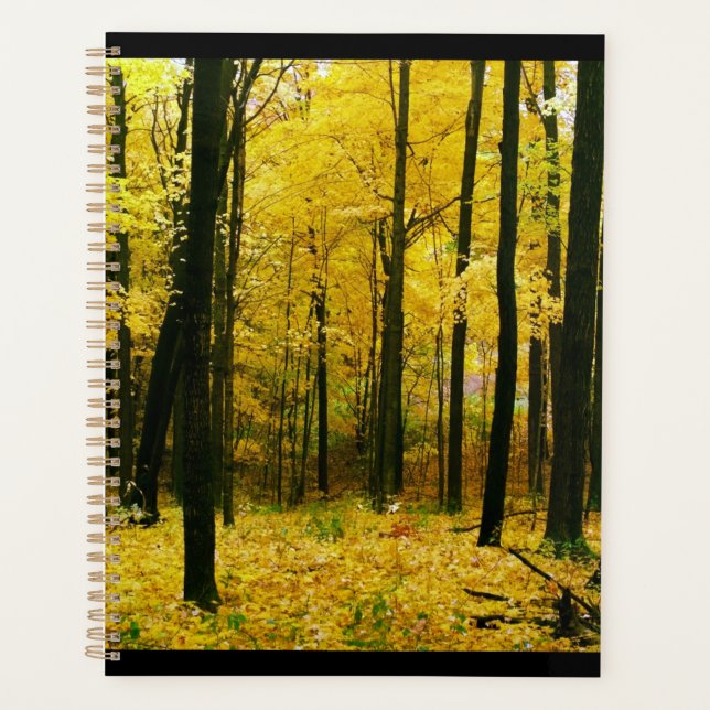 Agenda Bosque amarillo otoñal (Anverso)