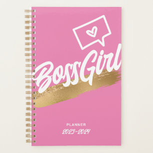 Agenda Bosque Chica Pink Gold Planner
