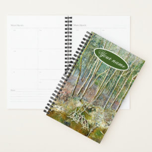 Agenda bosque invernal Watercolor