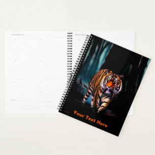 Agenda Bosque oscuro del tigre brillante