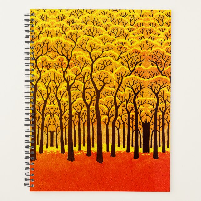 Agenda Bosque Otoño Dorado (Anverso)