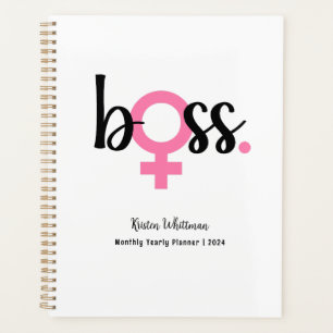 Agenda Boss de moda Lady Typografía moderna