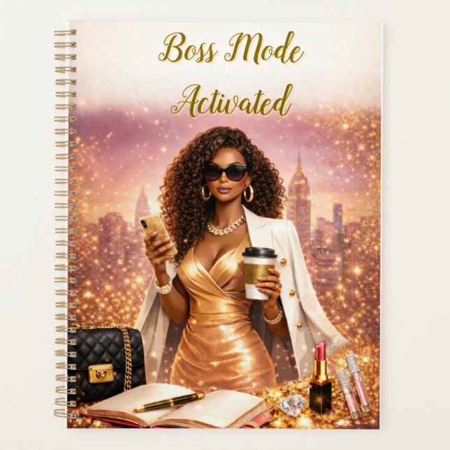 Agenda Boss Mode Activated Planner  (Anverso)
