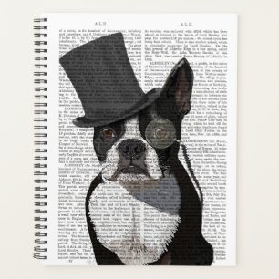 Agenda Boston Terrier, hedor formal y Gorra