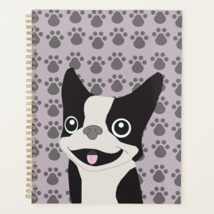 Agenda Boston Terrier, lavanda púrpura
