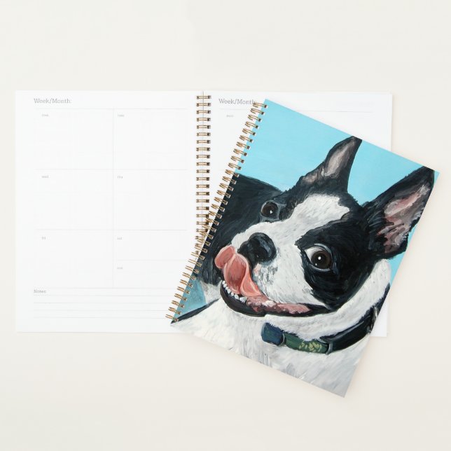 Agenda Boston Terrier Planner (Demostración)