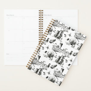 Agenda Boston Toile Planner