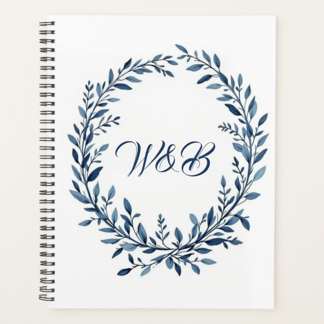 Agenda Botanical Monogram Wreath (Anverso)