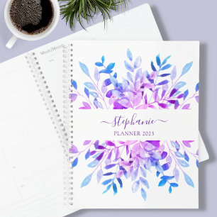 Agenda Botánico Purple personalizado 2023