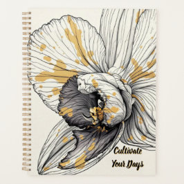 Agenda Botánico Vintage con Hoja de Oro | Floral de Heren
