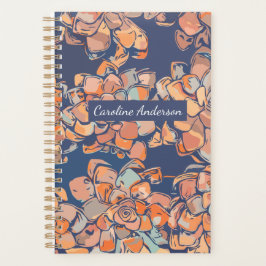 Agenda Botánicos de otoño Earthy Neutral Navy Personaliza