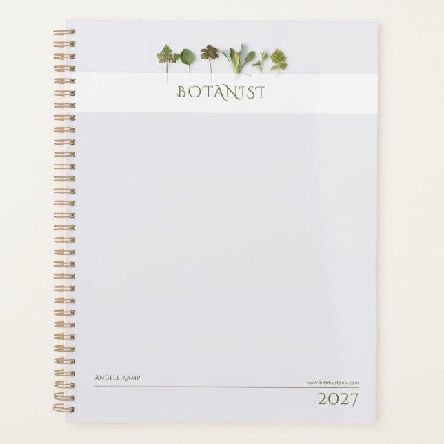 Agenda Botanista Business Planner (Anverso)