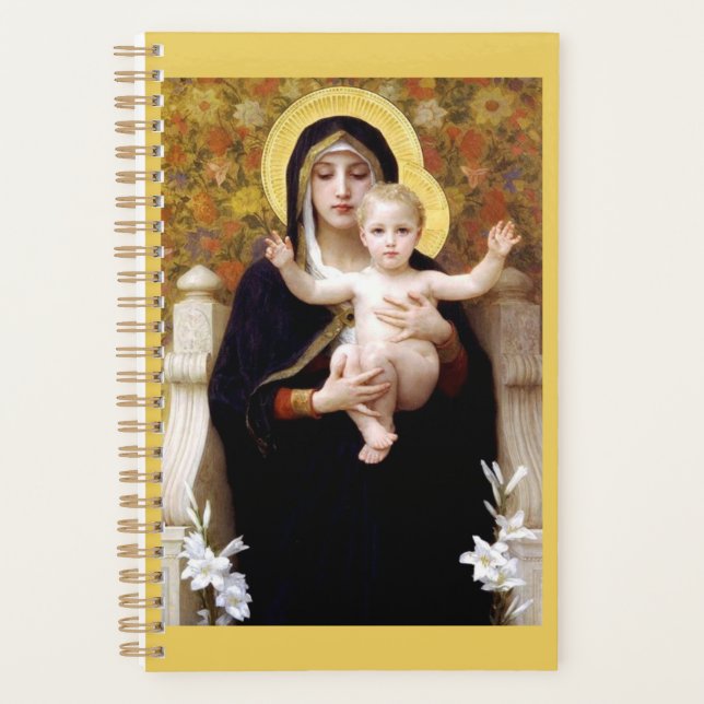 Agenda Bougereau Madonna y su niño (Anverso)