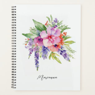 Agenda Bouquet acuarela