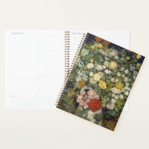 Agenda Bouquet Floral Impresionista Vintage Van Gogh