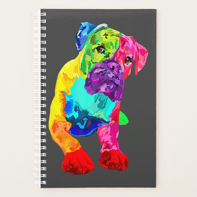 Agenda Boxer Dog Art (Anverso)