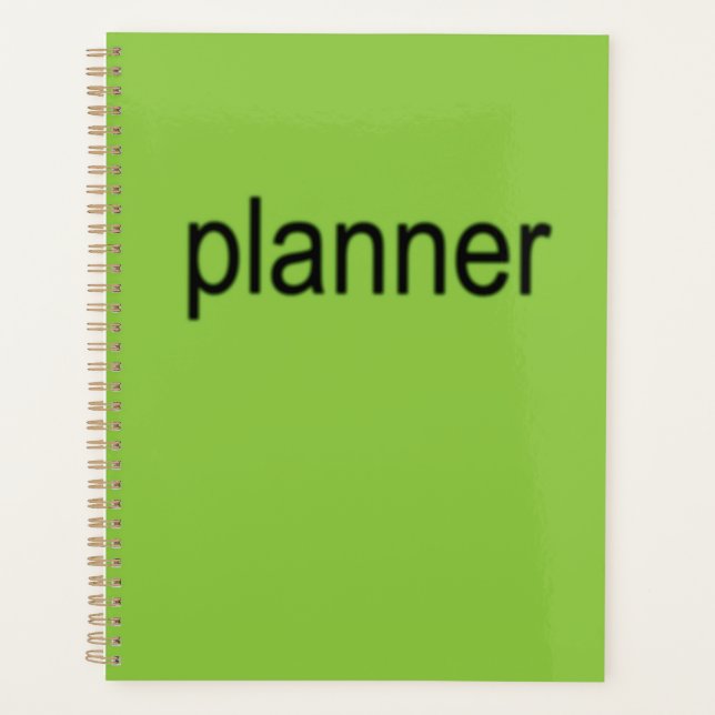 Agenda Brat Green Planner (Anverso)