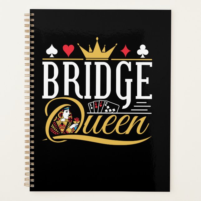 Agenda Bridge Queen Card Game Women (Anverso)