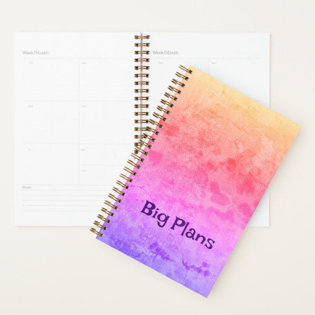 Agenda Bright Grunge Planner (Demostración)