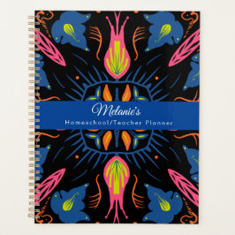 Agenda Brillantes flores para maestros escuela educación