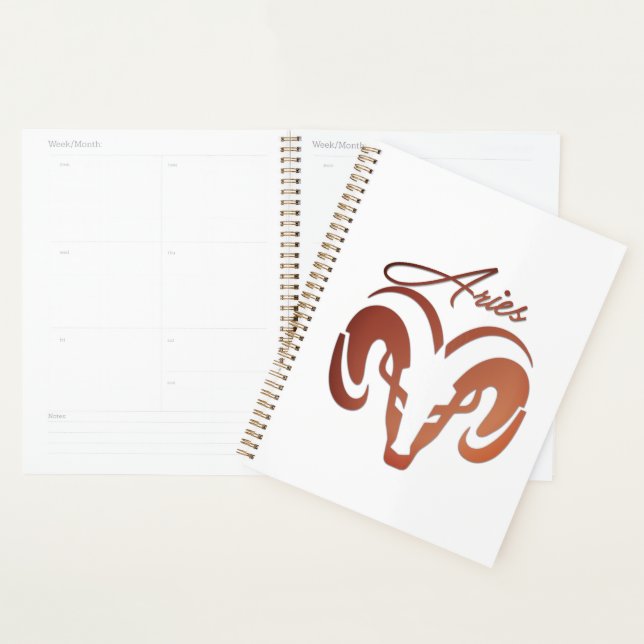 Agenda Bronze Aries el Ram Zodiac (Demostración)