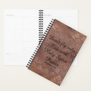 Agenda Bronze Gold Geométrico Design Business Planner