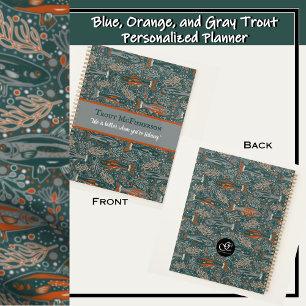 Agenda Brook Trout Pescado de agua dulce Naranja gris