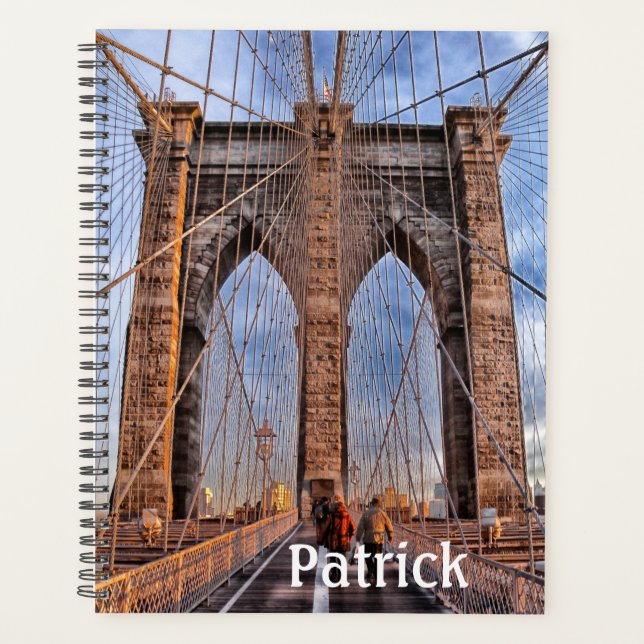 Agenda Brooklyn Bridge New York (Anverso)