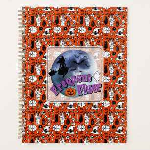 Agenda Broomstick de travesía frecuente de Halloween para