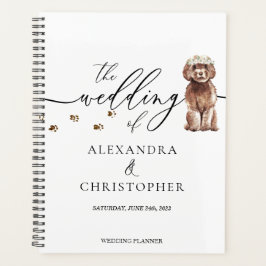 Agenda Brown Cavapoo cachorro Perro Boda de amor