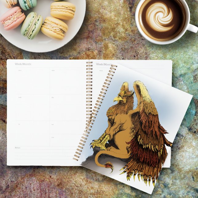Agenda Brown Griffin Fantasy (Subido por el creador)