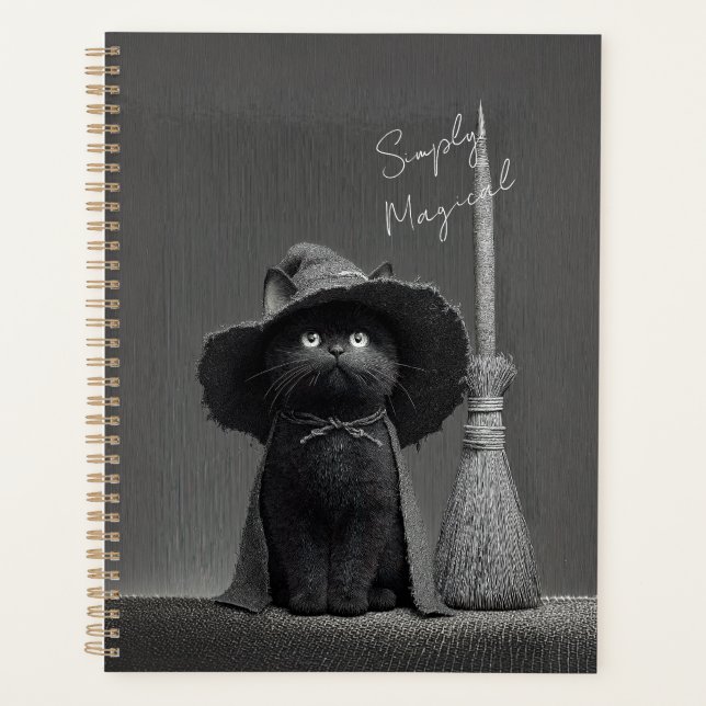 Agenda Bruja Gato Simplemente Mágica (Anverso)