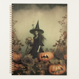 Agenda Brujería de Halloween vintage (3)