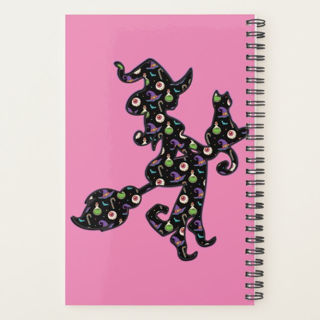 Agenda Brujería Y Gato, Halloween (Reverso)