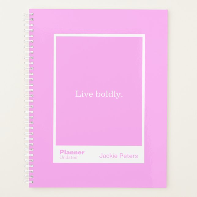 Agenda Bubblegum Pink Block Quote | Fully Customizable (Anverso)