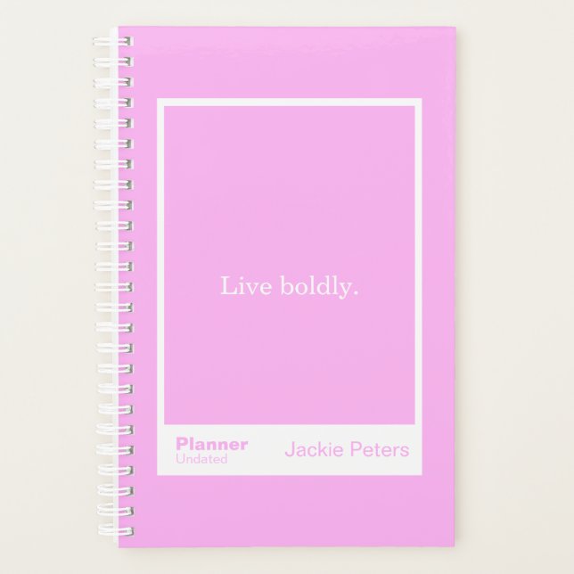 Agenda Bubblegum Pink Block Quote | Fully Customizable (Anverso)