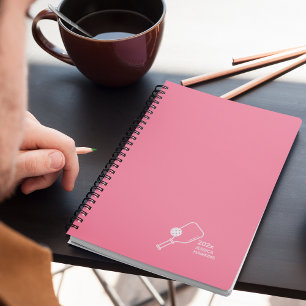Agenda Bubblegum Pink Pickleball Personal Weekly