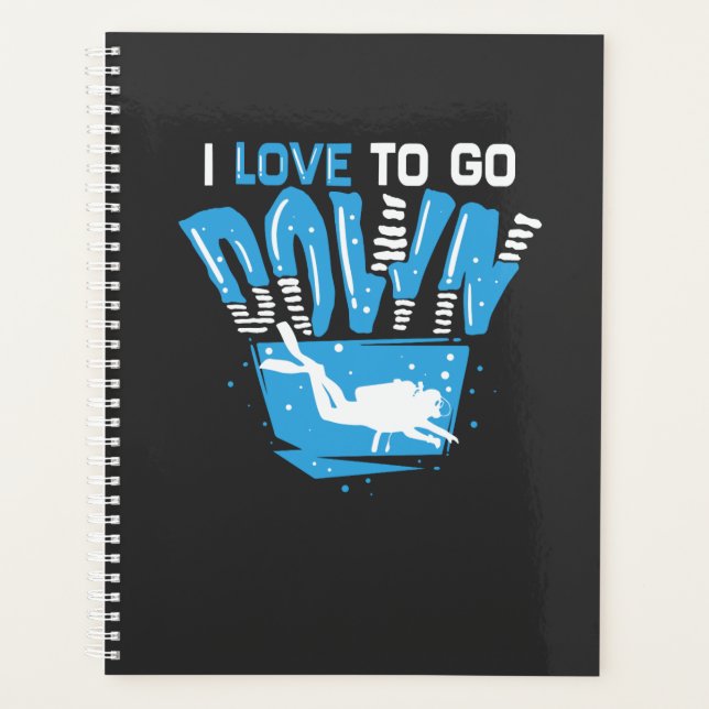 Agenda Buceo Scuba - Me Encanta Bajar (Anverso)