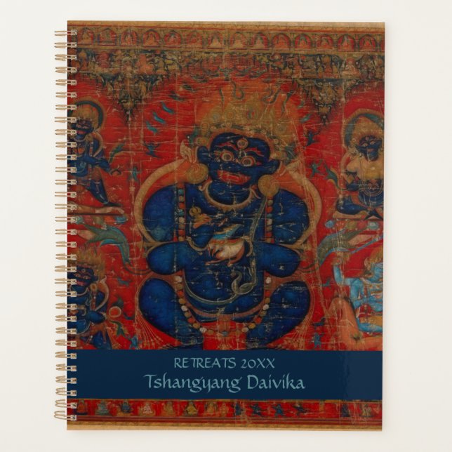 Agenda Budismo tibetano Mahakala (Anverso)