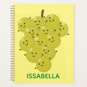 Agenda Buen ilustracion de uvas personalizados