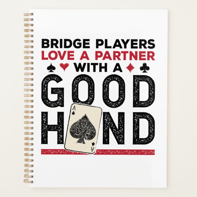 Agenda Buena mano de Funny Bridge Player Partner (Anverso)