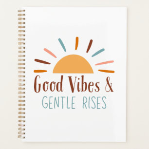 Agenda Buenas vibraciones y suaves subidas Boho Notebook/