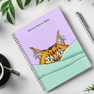 Agenda Buenos días Naranja Cat Funny