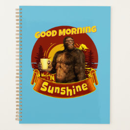 Agenda Buenos días Sunshine Funny Coffee de pie grande