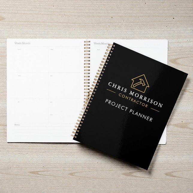 Agenda Building Construction Black Gold Project (Subido por el creador)