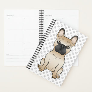 Agenda Bulldog Francés cervatillo / Perro de dibujos anim