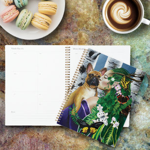 Agenda Bulldog francés Dryad Fantasy