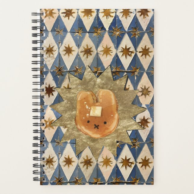 Agenda Bunny Pancake sobre el Starburst dorado (Anverso)